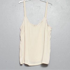Vince NWT Italian satin wide strap camisole